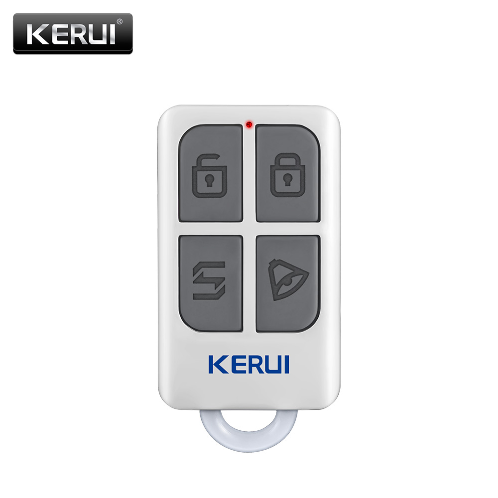 Home Security Home Assistant - KERUI bezprzewodowy, wysokowydajny przenośny pilot 4-przyciskowy