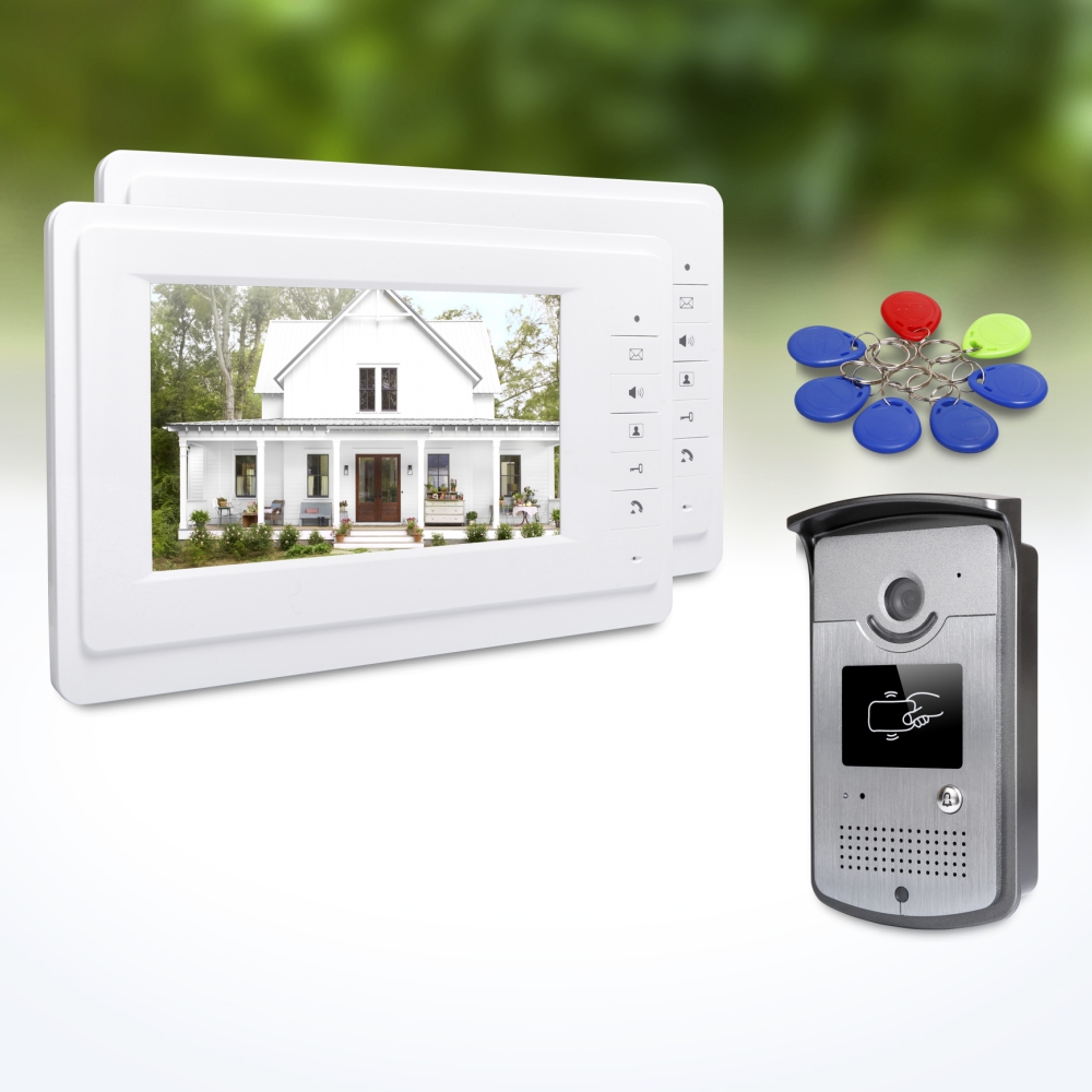 Home Security Monitoring System - 1 Zewnętrzna Kamera 2 Wewnętrzne Monitory