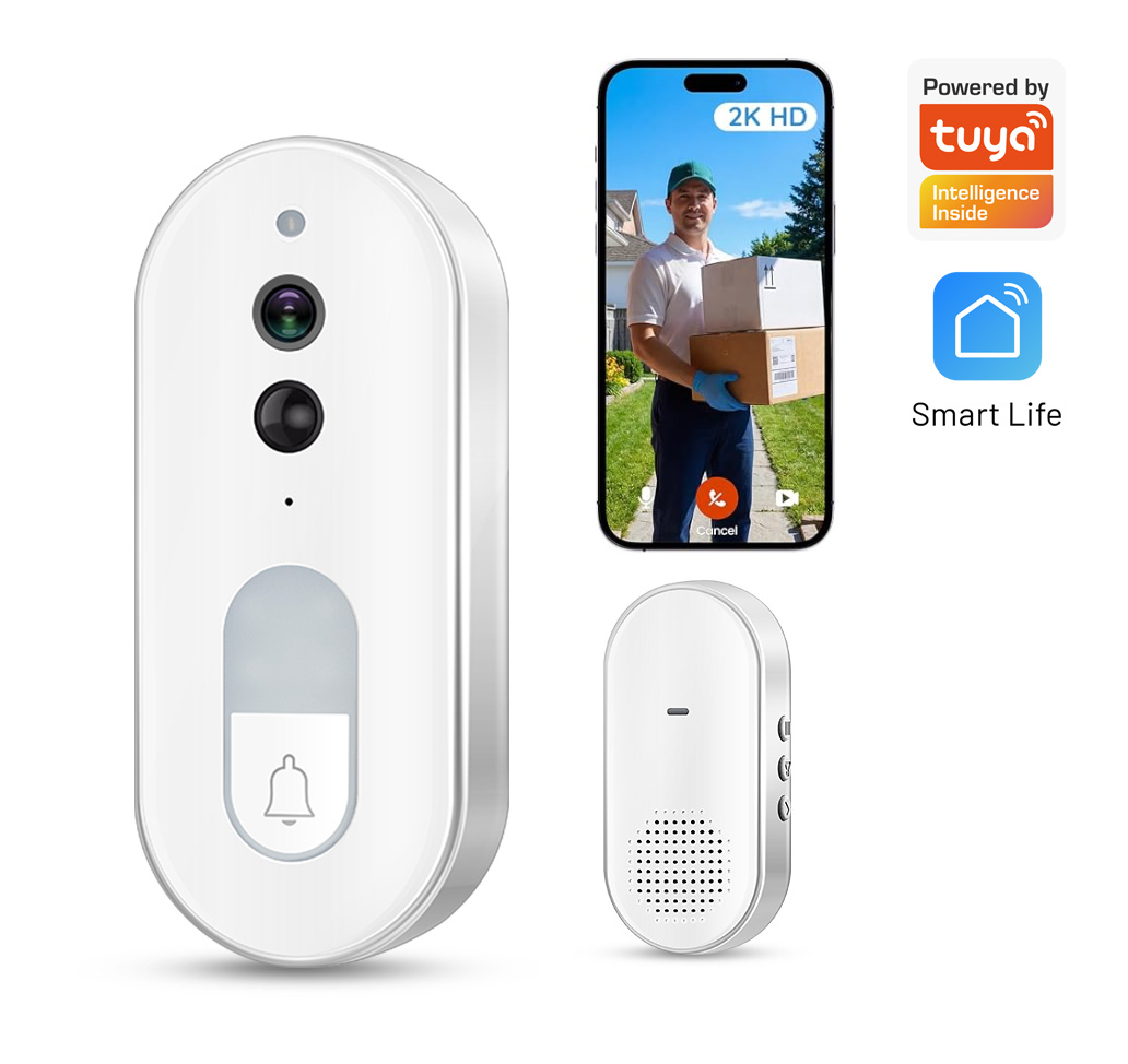 Home Security La - Inteligentny wideodomofon Tuya, bezprzewodowy, kamera zewnętrzna