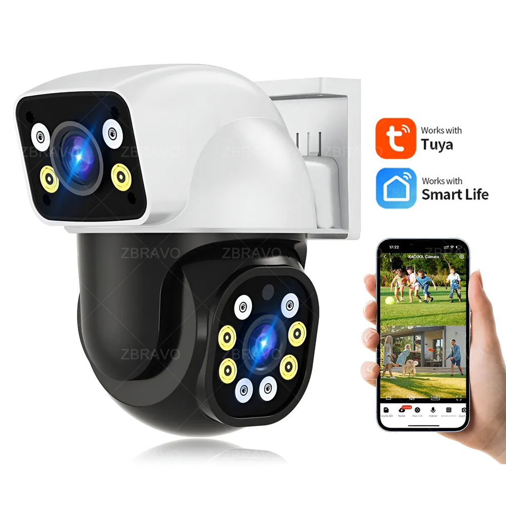 Home Security Outdoor - Smartlife 8MP WiFi Tuya Kamera Zewnętrzna