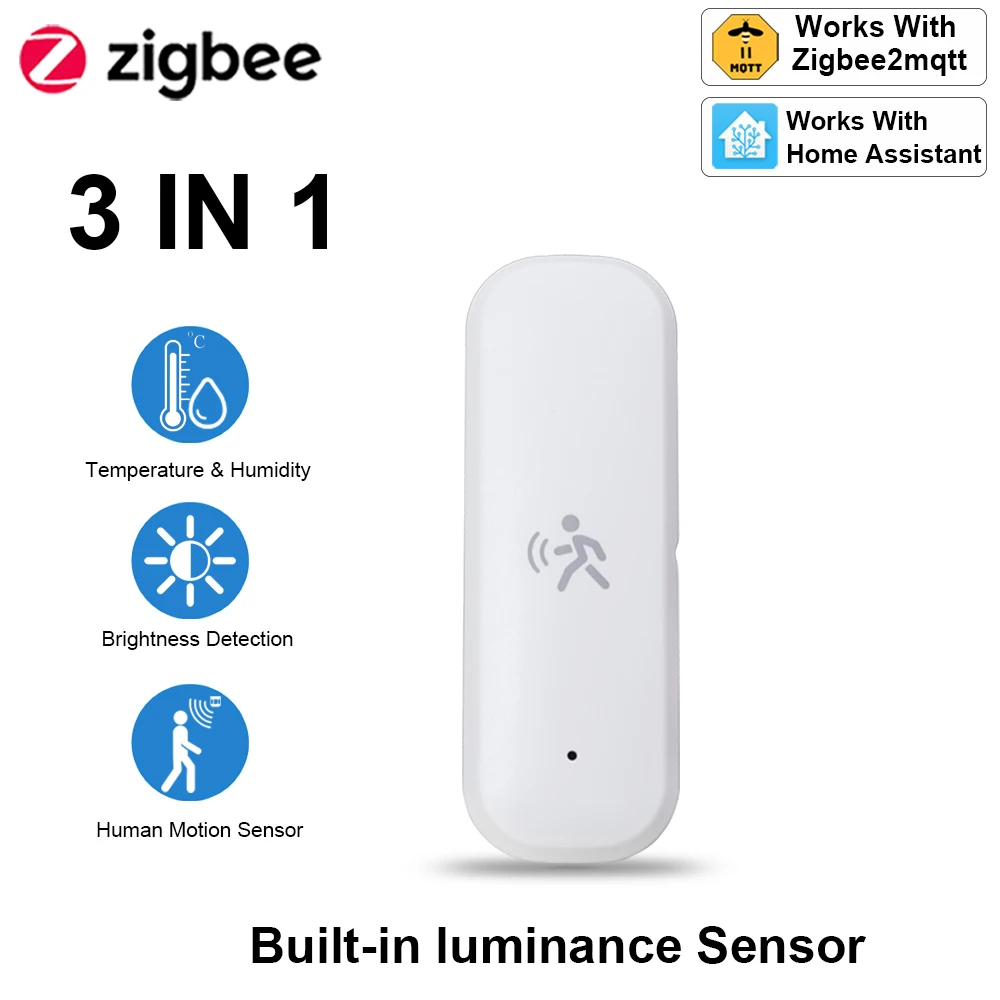 Home Security Home Assistant - Inteligentny czujnik ruchu ZigBee PIR z