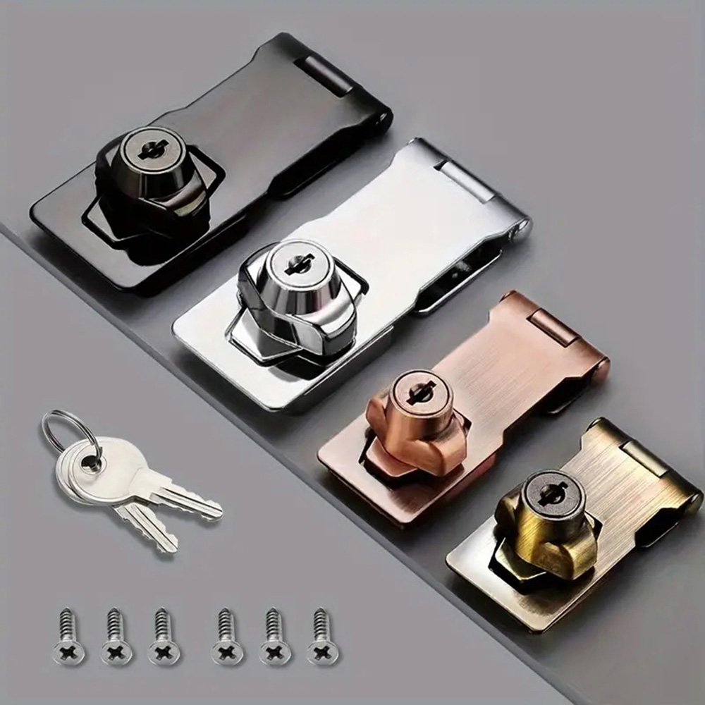 Home Security Door Reinforcement Lock - Zatrzask zatrzaskowy Wytrzymały zatrzask zatrzaskowy ze