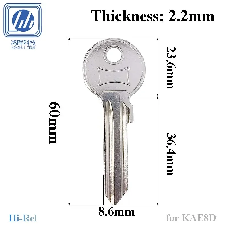 Home Security Door - 5-100 sztuk kluczy surowych Kale KAE8D,