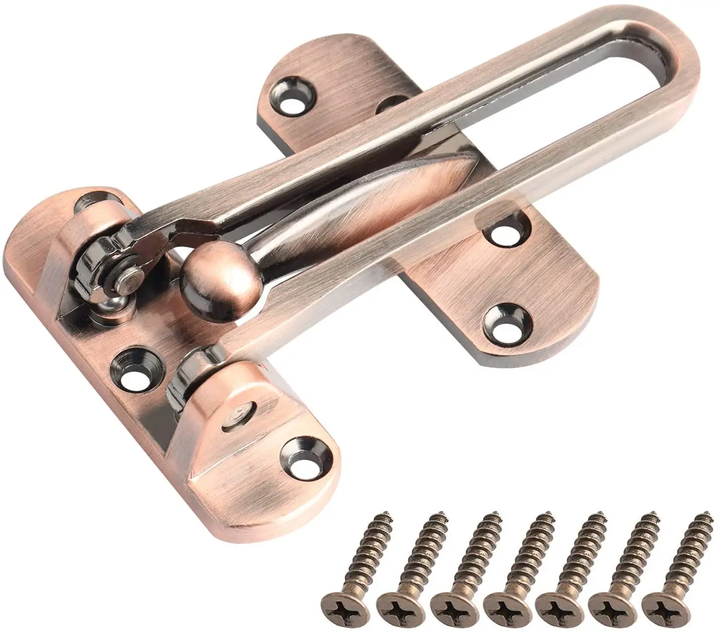 Home Security Door Reinforcement Lock - Wytrzymały łańcuch zabezpieczający drzwi ze stali