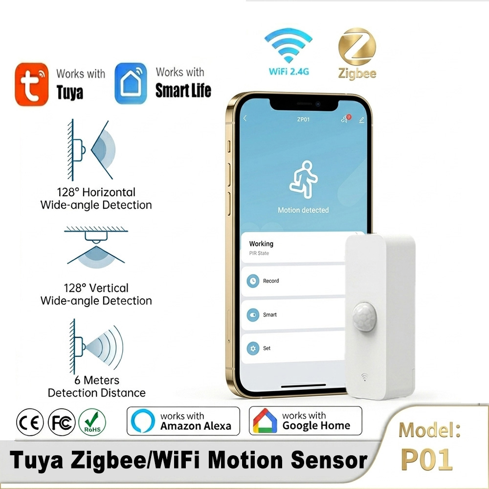 Home Security Home Assistant - Inteligentny czujnik ruchu PIR WiFi Zigbee,