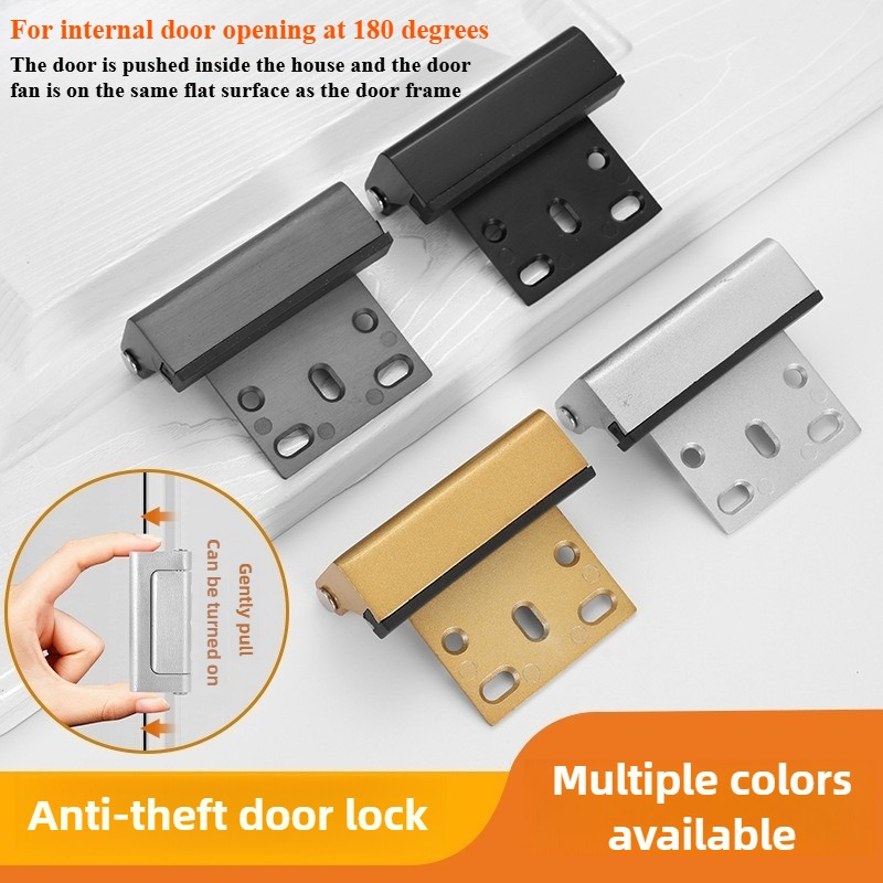 Home Security Door Reinforcement Lock - 1 szt. Ulepszona blokada zabezpieczająca drzwi