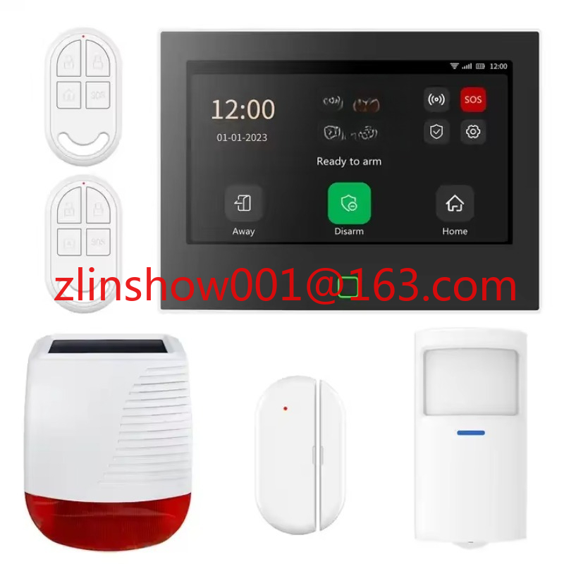 Home Security Zones - 7-calowy ekran, system alarmowy inteligentnego domu