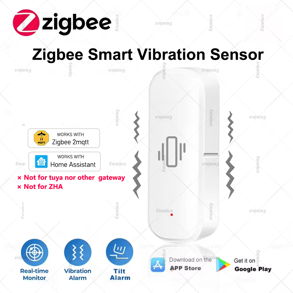 Home Security Home Assistant - Inteligentny czujnik wibracji Zigbee do ochrony