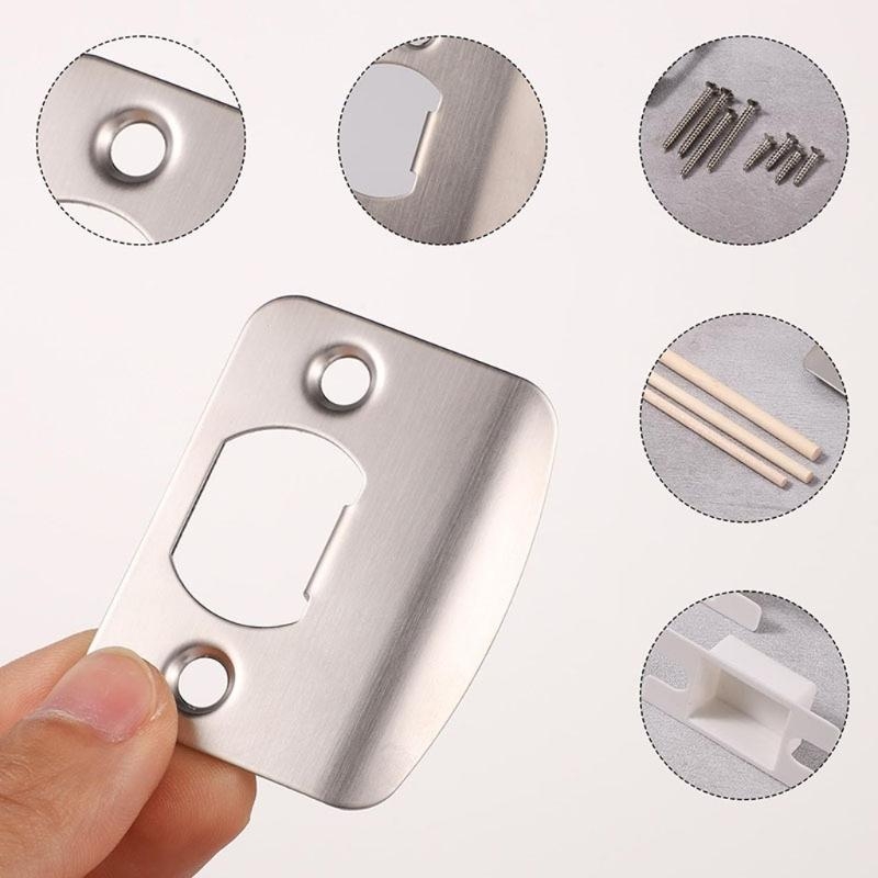 Home Security Door Reinforcement Lock - Zestaw płytek do zaczepów drzwi Eleganckie