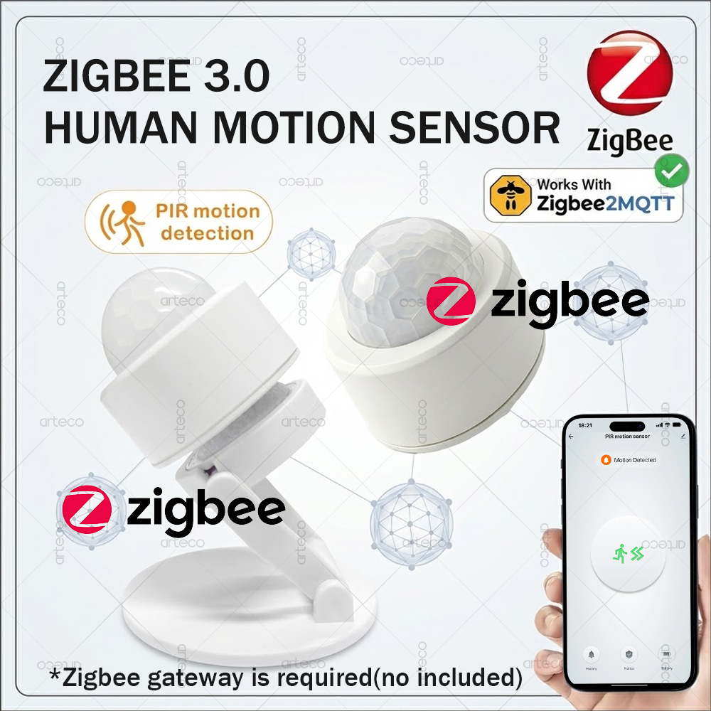 Home Security Home Assistant - Czujnik ruchu PIR Zigbee 3.0 Mini,