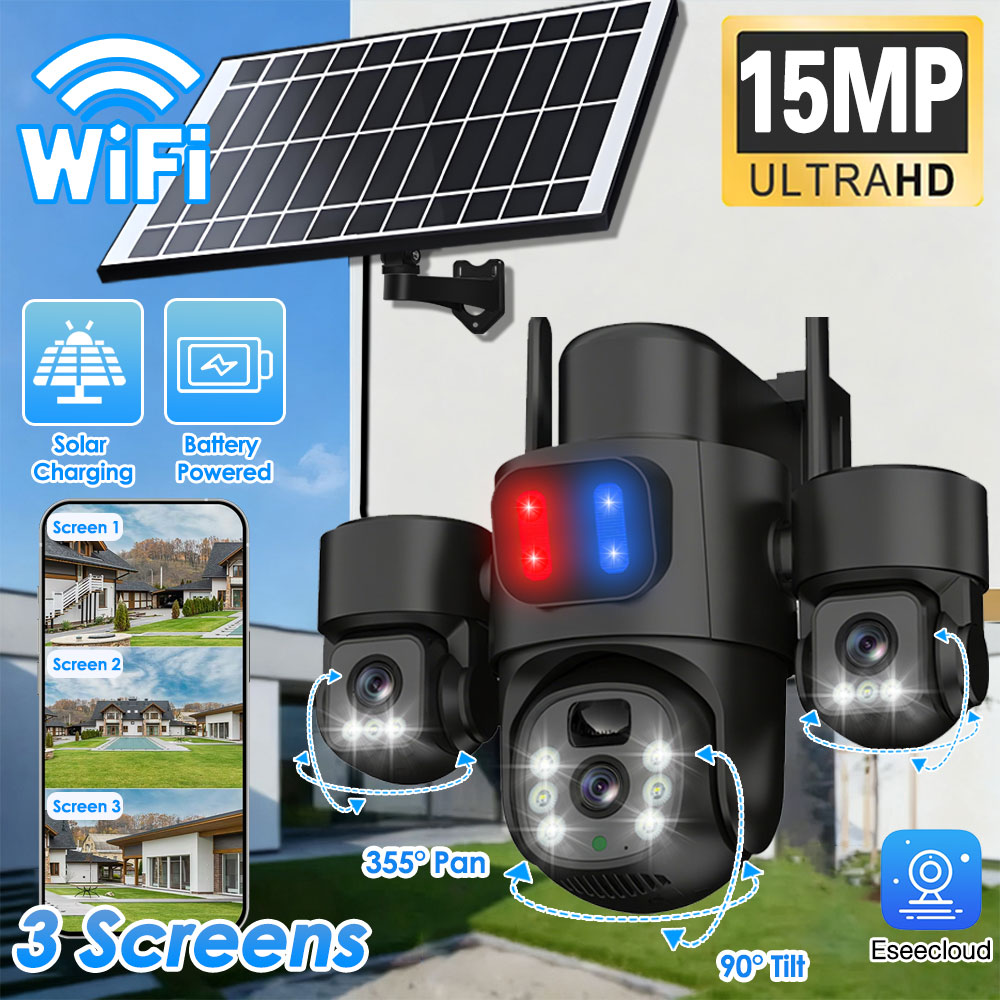 Camera Solar Wireless - Zewnętrzna kamera solarna PTZ z Wi-Fi,