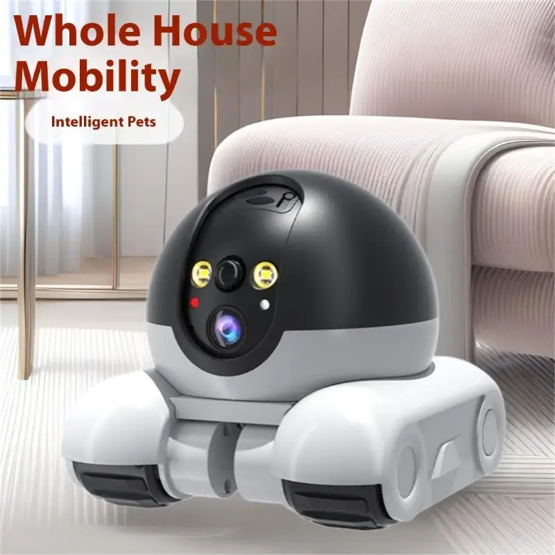Home Security Robot - 360 stopni obrotowa kamera dla zwierząt