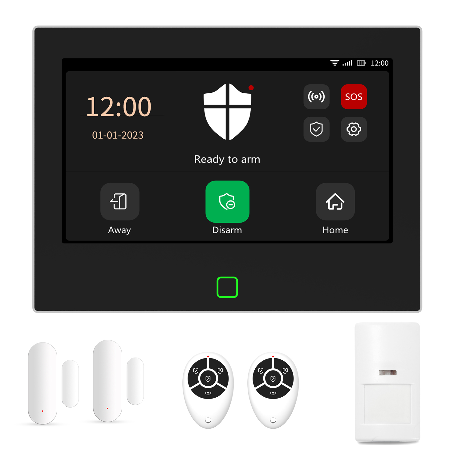 7-calowy ekran dotykowy, 43 Hz – Home Security Zones recenzja i cena