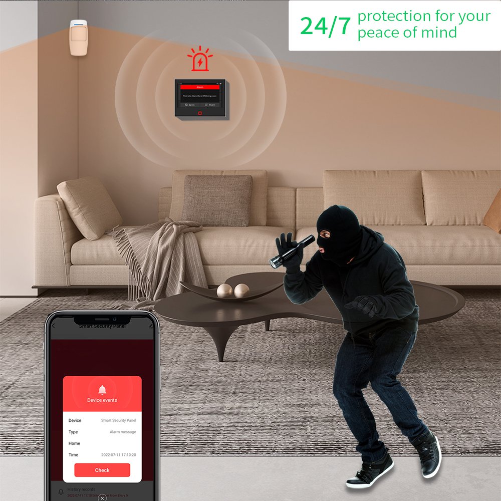 7-calowy ekran dotykowy, 43 Hz – Home Security Zones recenzja i cena