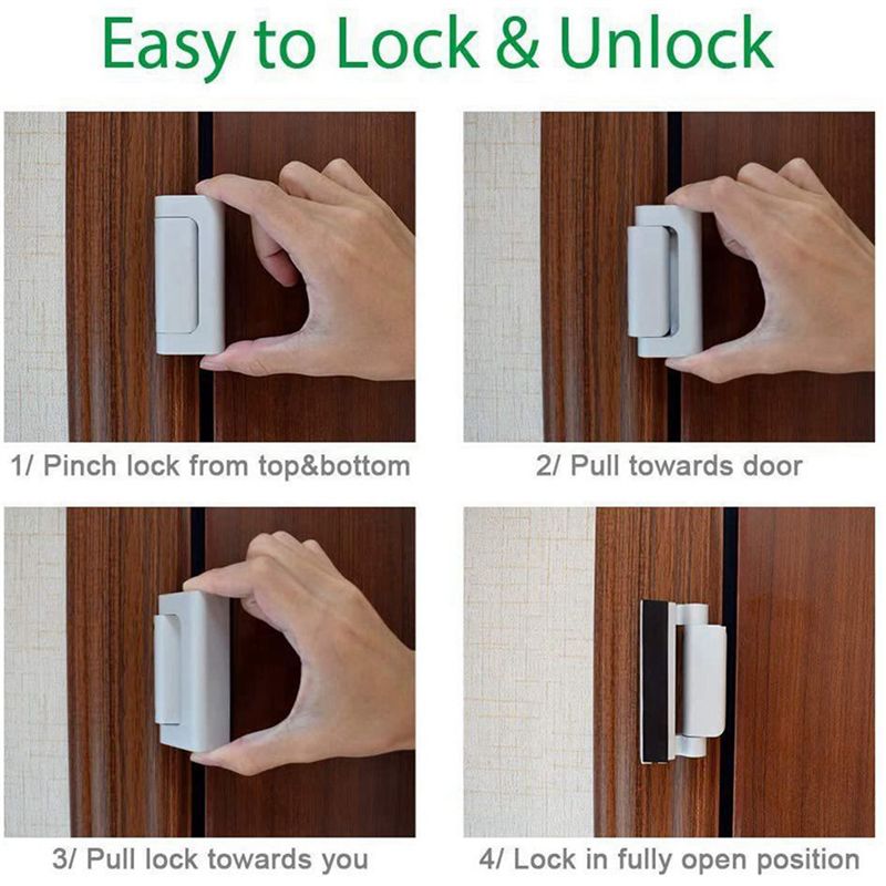2x Zabezpieczenie Drzwi Domowy – Home Security Door Reinforcement Lock recenzja i cena