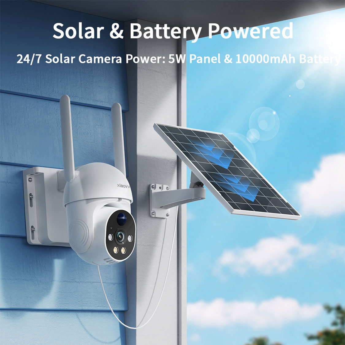 Kamera solarna XIAOVV, bezprze – Camera Solar Wireless recenzja i cena