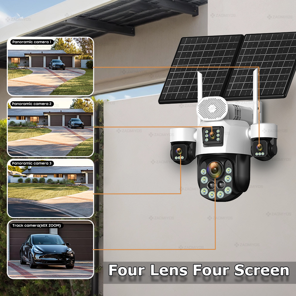 4-objektowowa kamera zewnętrzn – Home Security La recenzja i cena