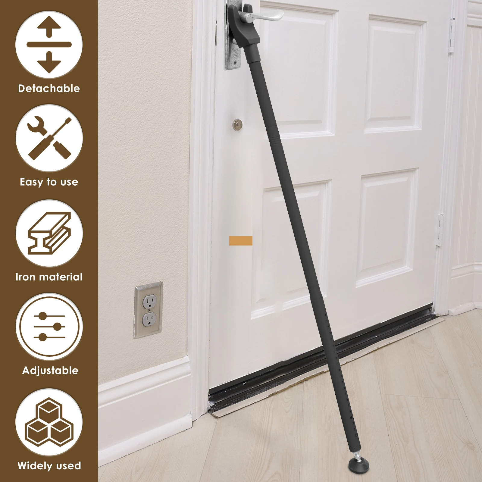 Przesuwana blokada do drzwi pr – Home Security Door Reinforcement Lock recenzja i cena