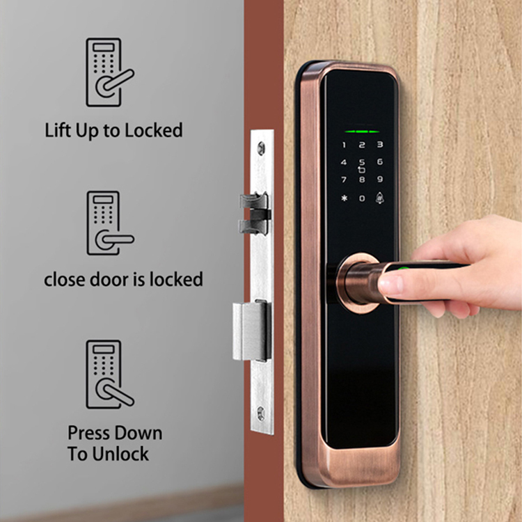 Cyfrowy inteligentny zamek do  – Home Security Door recenzja i cena