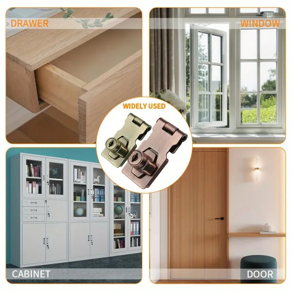 Zatrzask zatrzaskowy Wytrzymał – Home Security Door Reinforcement Lock recenzja i cena