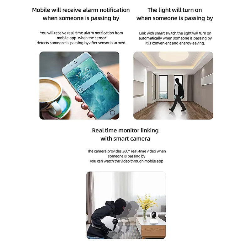 Inteligentny czujnik ruchu PIR – Home Security Home Assistant recenzja i cena