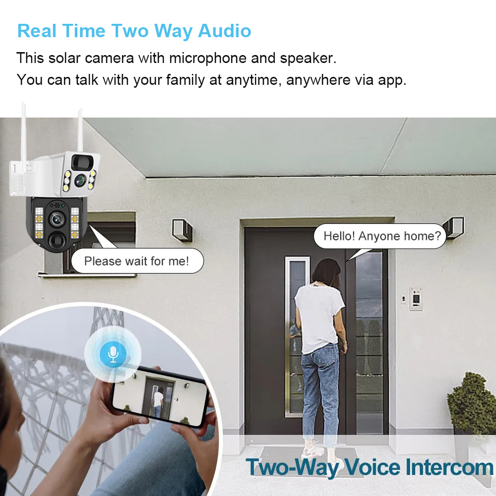 WiFi/4G kamera słoneczna IP ka – Home Security Monitoring System recenzja i cena