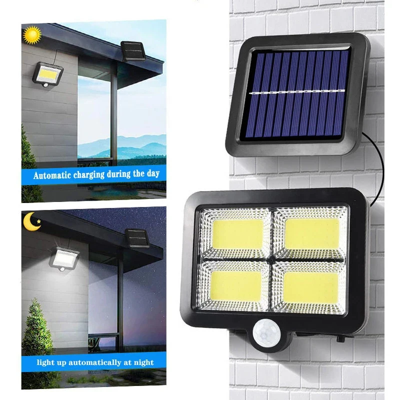 Lampa solarna LED naścienna z  – Home Security Lights Outdoors recenzja i cena