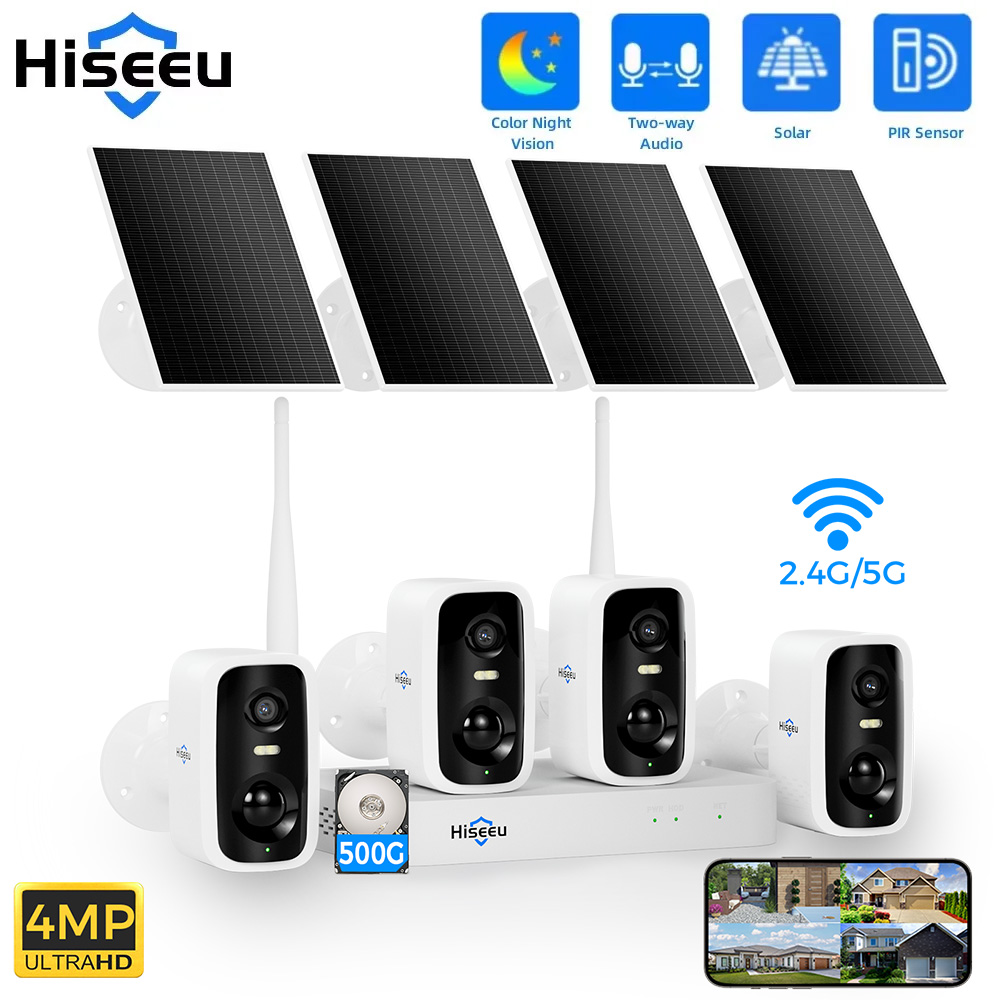 Hiseeu 10-kanałowy NVR 4MP WiF – Home Security Monitoring System recenzja i cena