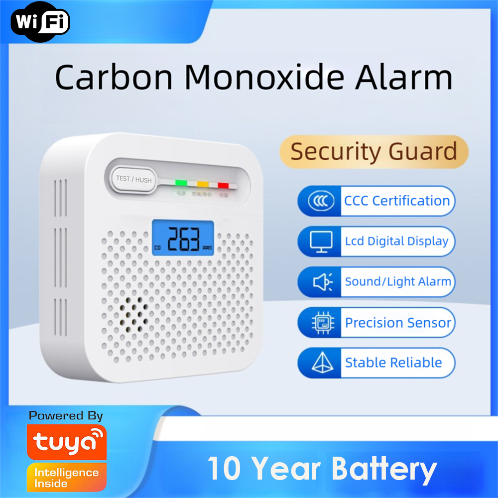 Czujnik CO Tuya Smart WiFi z w – Home Security Monitoring System recenzja i cena