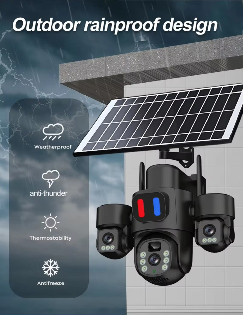 Zewnętrzna kamera solarna PTZ  – Camera Solar Wireless recenzja i cena