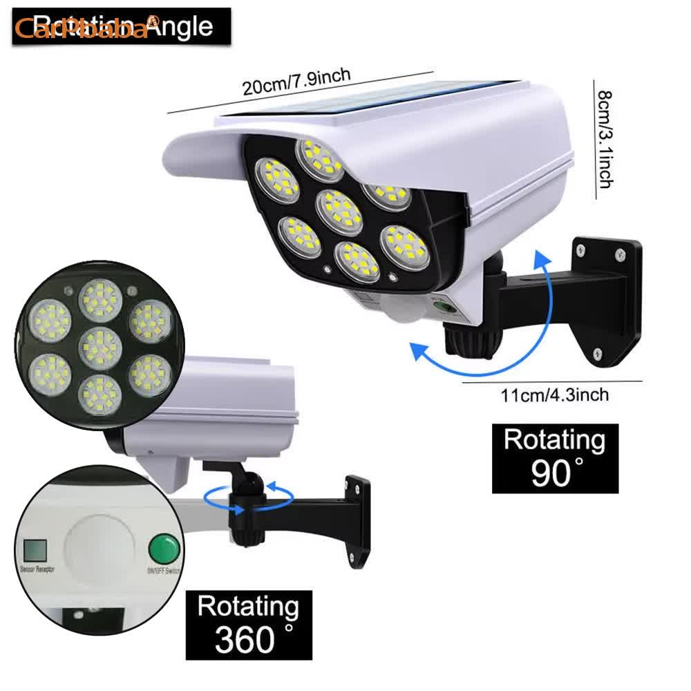 Zewnętrzna Solarna Lampa Bezpi – Home Security Lights Outdoors recenzja i cena